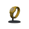 golden wristwatch