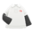 Layered polo shirt's White variant