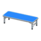 Outdoor Bench (White - Blue) NH Icon.png