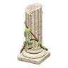 ruined broken pillar