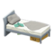 Sloppy Bed (Gray - Gray) NH Icon.png