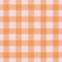 The Orange Gingham pattern for the Small Covered Round Table.