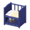 Baby Bed (Blue - Beige) NH Icon.png