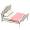 Elegant Bed (White - Pink Roses) NH Icon.png