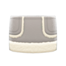 faux-shearling skirt