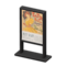 Poster Stand (Black - Musical) NH Icon.png