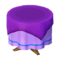 Round-Cloth Table (Purple - Purple) NL Model.png