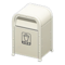Steel Trash Can (White - Miscellaneous Garbage) NH Icon.png