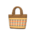 Striped Basket Bag's Brown variant
