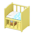 Baby Bed (Yellow - Blue) NH Icon.png