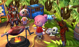 Example of Felyne's Happy Home Designer house