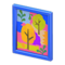 Framed Poster (Blue - Trees) NH Icon.png