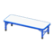Outdoor Bench (Blue - White) NH Icon.png