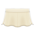 Pleather Flare Skirt (White) NH Icon.png
