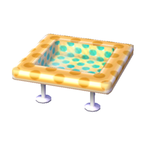 Polka-Dot Table (Caramel Beige - Melon Float) NL Model.png