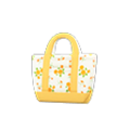 Tiny-Flower-Print Tote Bag (Yellow) NH Icon.png