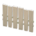 Vertical-board fence's White variant