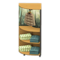 Corner Clothing Rack (Natural Wood - Neutral-Tone Clothes) NH Icon.png