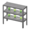 Glowing-Moss-Jar Shelves (Silver) NH Icon.png