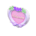 Heart doorplate's Purple variant