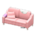 Sloppy sofa's Pink variant