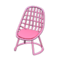 Tubular Chair (Pink) NH Icon.png