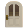 White Vertical-Panes Door (Round) NH Icon.png