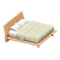 Artful Bed (Light Wood - White) NH Icon.png