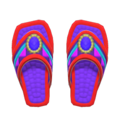 Beaded Sandals (Red) NH Icon.png