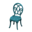 Iron Garden Chair (Blue)