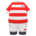 Rugby uniform's Red & white variant