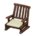 Artful chair's Dark wood variant