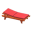 Poolside Bed (Brown - Red)