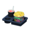 Popcorn Snack Set (Curry-Flavored & Berry Soda - Fireworks) NH Icon.png