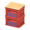 Stacked Bottle Crates (Red - Blue Logo) NH Icon.png