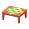 Wooden Table (Cherry Wood - Green) NH Icon.png