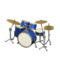 Drum Set (Marine Blue - Smooth White) NH Icon.png