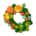 Flower wreath's Orange variant