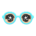 Funny glasses's Blue variant