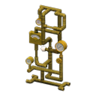 golden meter and pipes