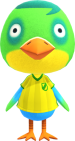 Artwork of Jitters the Bird