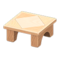 Wooden-Block Table (Natural) NH Icon.png
