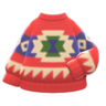 Folk Shirt (Red) NH Icon.png