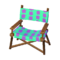 Inkopolis Chair (Sea Color) NL Model.png