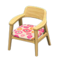 Nordic Chair (Light Wood - Flowers) NH Icon.png