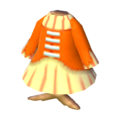 Orange Lace-Up Dress NL Model.png