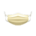 Pleated mask's Cream variant