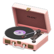 Portable record player's Pink variant