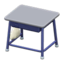 School Desk (Gray & Blue)
