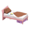 Sloppy Bed (Pink - Brown) NH Icon.png